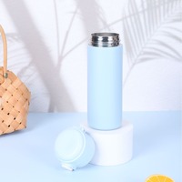 Tasse intelligente isotherme à double paroi en acier inoxydable 304 avec couvercle pop-up, mini-gobelet à pois, logo personnalisé, contrôle intelligent de la température, idéale comme cadeau