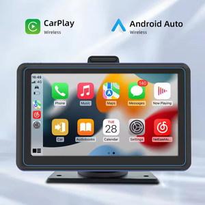 Pantalla portátil de 7 "Carplay inalámbrico y Android Auto Carscreen Monitor Radio FM Display Car Stereo Movie <span class=keywords><strong>Media</strong></span> Carplay - Product Image 2