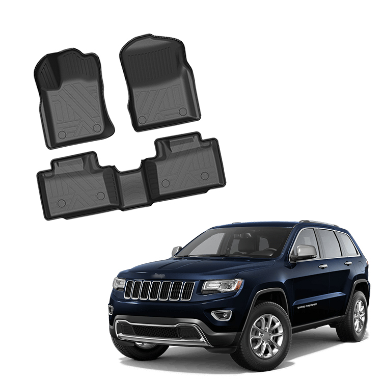 Высококачественные автомобильные коврики из ТПЭ для Jeep Grand Cherokee 2013 + автомобильные коврики из ТПЭ, автомобильные аксессуары, напольный коврик