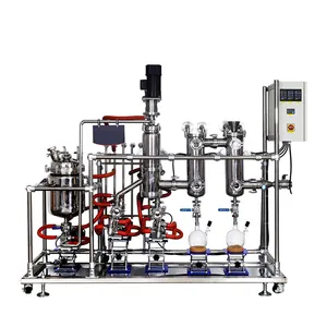 Nuevo diseño borrado película corto camino Molecular máquina de destilación