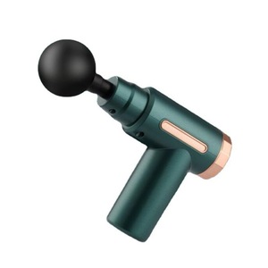 Mini pistola de masaje portátil eléctrica, 12 niveles de velocidad, 5 cabezales de masaje, recargable por USB, para mujeres - Product Image 2