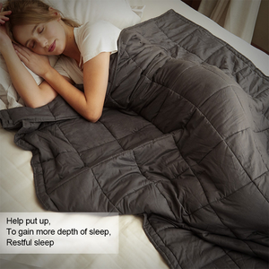 Suministro de fábrica Premium Autismo Adultos pesados <span class=keywords><strong>Manta</strong></span> ponderada sensorial para aliviar el estrés - Product Image 2