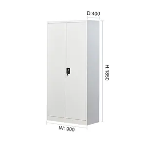 Filing Cabinet of Office Storage Cabinet Supplier Wholesale 2 Door Stainless Steel China Office Furniture Cold Rolled Steel