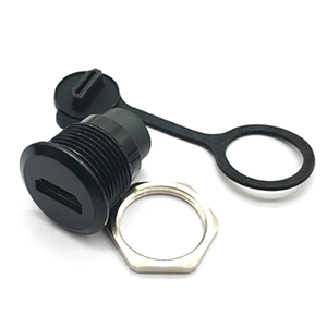 HD-tương Thích Nữ Cáp nối bảng điều khiển gắn kết chuyển đổi không thấm nước Adapter nữ ổ cắm hàn - Product Image 3