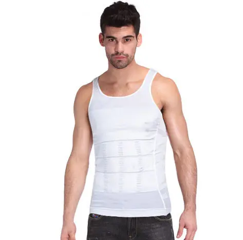 Hot Sell Ademende Body Shaper Vest Heren Body Shaper Afslankend Vest Taille Trainer Shirt