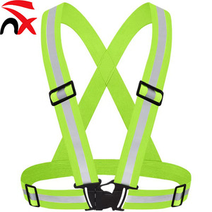 Gilet réfléchissant très vendu pour la course à pied, équipement de sécurité haute visibilité avec sangles réglables pour le cyclisme nocturne, la randonnée et la marche - Product Image 3