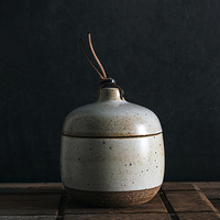 Pot à ragoût mural en porcelaine rustique de style japonais avec motif de fleurs non toxique Ensemble de 2 bols à soupe en céramique pour nid d'oiseau