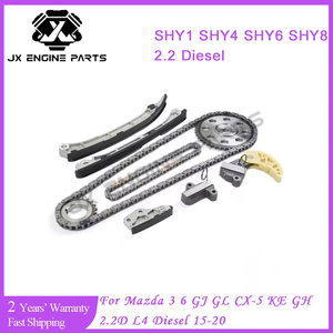 Distributiekettingset voor Mazda <span class=keywords><strong>2</strong></span>.<span class=keywords><strong>2</strong></span> CX-5 KE GH 6 GJ GL <span class=keywords><strong>3</strong></span> BM BN12-18 <span class=keywords><strong>2</strong></span>.2L SHY1 SHY4 SHY6 2011-2018 Diesel SH01-11-314 - Product Image 2