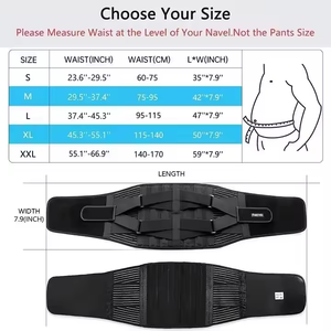 Profesional tela transpirable rehabilitación espalda cintura Brace protección cintura soporte cono Flexible espalda baja soporte - Product Image 6