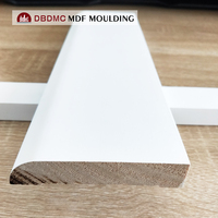Design moderne PS MDF Plinthe Utilisation intérieure Lumière Porte Fenêtre Garniture Plafond Mur Plinthe Plinthe MDF Moulure Couronne Moulure