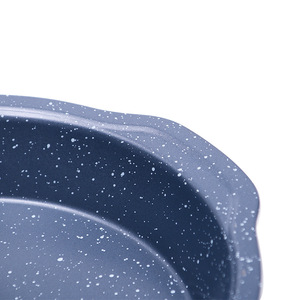 ถาดอบพิซซ่าทรงกลมรูปเกล็ดหิมะ ทำจากเหล็กคาร์บอนเคลือบสารกันติด สำหรับพิซซ่า เค้ก ขนมปัง - Product Image 1