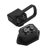 Connecteur de charge de batterie au lithium 2+6 broches en laiton plaqué or 500V, prise mâle et femelle pour échange et stockage d'énergie de vélos électriques