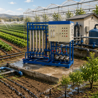Équipement de traitement de l'eau UF 1T/H pour l'irrigation goutte à goutte souterraine et la réutilisation de l'eau agricole