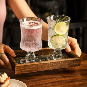 Verres à vin à long pied en cristal sculpté à la main, style <span class=keywords><strong>français</strong></span>, grands gobelets, verres à cocktail, vente en gros - Product Image 5