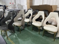 2025 moderne en acier inoxydable velours chaise de salle à manger élégant côté chaises maison bureau hôtel mariage salon loisirs meubles