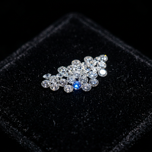 IKYRAA JEWELS Oval Cut Natural Loose <b>Diamonds</b> D Color Fancy Blue IGI Certified Laser <b>Drilled</b> Center Stone for Jewelry Making - Product Image 5