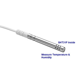 Dragino lorawan trong nhà nhiệt độ và độ ẩm cảm biến LHT65N-E31F với datalog tính năng cho tủ đông màn hình - Product Image 4