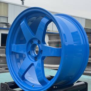 ล้อแม็กซ์ <span class=keywords><strong>TE37</strong></span> ขอ<span class=keywords><strong>บ</strong></span> 18 นิ้ว รุ่นใหม่ น้ำหนักเ<span class=keywords><strong>บ</strong></span>า สำหรับรถแข่ง ดีไซน์ขอ<span class=keywords><strong>บ</strong></span>ลึก 30 มม. ET วัสดุอัลลอย <span class=keywords><strong>สี</strong></span>น้ำเงิน สำหรับรถยนต์นั่งส่วน<span class=keywords><strong>บ</strong></span>ุคคล - Product Image 4