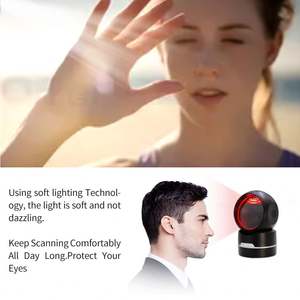 Lecteur de codes-barres filaire MP6800 de haute qualité, machine de numérisation de codes QR, scanner de codes-barres 2D de bureau pour supermarché - Product Image 5