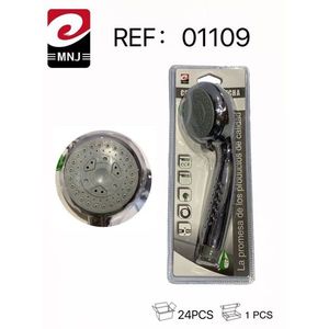 Pommeau de douche rond avec plusieurs réglages de jet pour la baignoire et la douche - Product Image 3