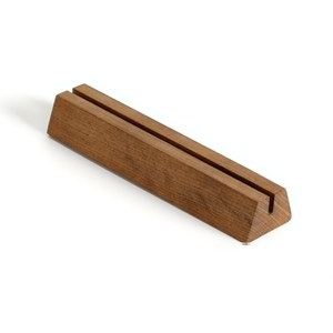 Support photo en bois de caoutchouc naturel, porte-cartes de menu en bois - Product Image 4