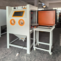 Machine de sablage compacte 1010A pour la rénovation de moules, moyeux et moteurs, sans poussière et respectueuse de l'environnement
