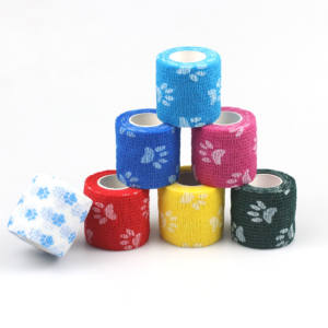 Matériel non tissé pour animaux <span class=keywords><strong>de</strong></span> compagnie 2023, impression <span class=keywords><strong>de</strong></span> dessins animés personnalisée, camouflage, mains et jambes, <span class=keywords><strong>bandage</strong></span> <span class=keywords><strong>auto</strong></span>-<span class=keywords><strong>adhésif</strong></span> imperméable - Product Image 6