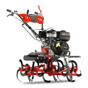 Tillers and cultivatorsr 170F gasoline engine agricultural Machinery farm hoe rotary cultivator