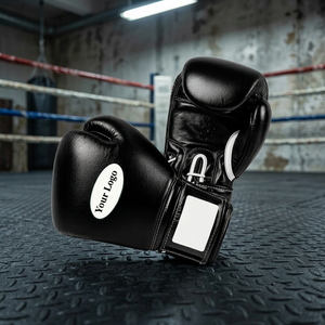 Guantes de Boxeo Personalizados OEM de Cuero PU Impermeables, de Dedo Completo, para Adultos, para Sparring y Entrenamiento, Ligeros, con Absorción de Impactos y Cierre de Cordones - Product Image 5