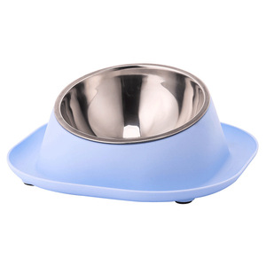 Bol pour animaux de compagnie Chong Ke avec protection du cou pour chats et chiens, matériau PP, 21,5 x 7,5 cm, design anti-renversement - Product Image 5