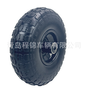 Neumático de remolque Qingdao Chengjin Vehicles de 10 pulgadas 4.10/3.50-4 para camión manual, cortacésped, carretilla y remolque de jardín - Product Image 3
