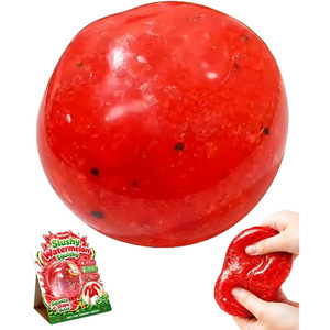 Nouveau produit : Jouet anti-stress réaliste en forme de pastèque, doux, moelleux, façonnable et compressible - Product Image 1
