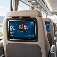Sistem Hiburan VOD Penumpang di Kursi Viewtech, Cocok untuk Monitor Sandaran Kursi Bus Pariwisata untuk Hiburan Perjalanan Jauh