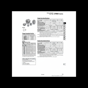 CDRB2FW20-90SZ นิวเมติก SMC แบบโรตารี่ตัวกระตุ้นมุมและตำแหน่งเชิงเส้นเซ็นเซอร์วัด - Product Image 1