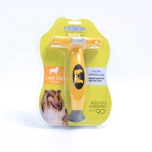 Professional Pet Self Cleaning Brush Hair Grooming Combs Stainless Steel <strong>Deshedding</strong> <strong>Tools</strong> for Long Hair Large Dogs - Product Image 4