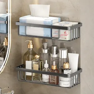 High Quality Bathroom Accessories Shelves Corner Basket Wall Mounted