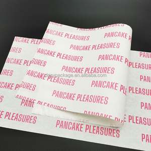 Papel Encerado Impreso con Logotipo Personalizado de 40 g/m², Papel para Alimentos a Prueba de Grasa para Sándwiches - Product Image 3