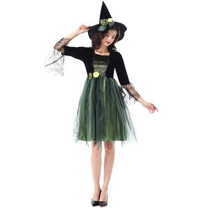 Disfraz <span class=keywords><strong>de</strong></span> Halloween fiesta verde <span class=keywords><strong>bruja</strong></span> tutú traje trajes capas payaso princesa Zombie Anime - Product Image 4