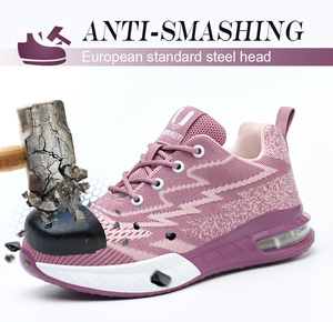 <span class=keywords><strong>Scarpe</strong></span> Antinfortunistiche <span class=keywords><strong>da</strong></span> Donna Moderne Rosa Basse <span class=keywords><strong>Estive</strong></span> Autunnali <span class=keywords><strong>da</strong></span> <span class=keywords><strong>Lavoro</strong></span> Industriale Impermeabili con Puntale in Acciaio Gommate <span class=keywords><strong>da</strong></span> Cantiere - Product Image 4
