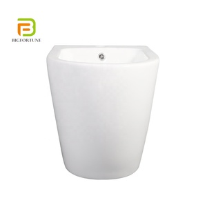 Wholesale Modern Ceramic Bathroom Sanitary Ware Bidet Round <strong>Floor</strong> <strong>Mounted</strong> Bidet <strong>WC</strong> for Hotel - Product Image 4