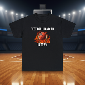 Meilleur maniaque du ballon de la ville, t-shirt de basket-ball, cadeau drôle avec citation de meme - Product Image 3