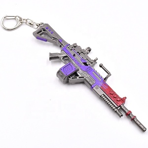 Porte-clés modèle pistolets populaires des <span class=keywords><strong>jeux</strong></span> de légendes APEXs 16cm mode pistolets jouet porte-clés artisanat en métal pour sac ou décoration de clé en Stock - Product Image 2