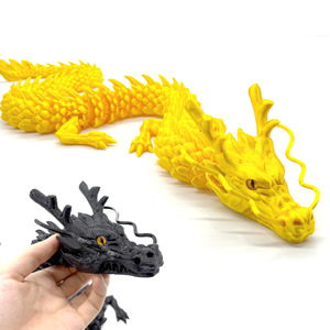 Vente en gros d'usine : Ornements et jouets artisanaux en polyester imprimés en 3D, représentant des dragons chinois, pour les enfants de 4 à 6 ans et de 7 à 12 ans - Product Image 5