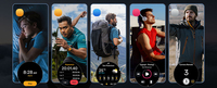 FT66 Reloj Inteligente con GPS Seguimiento Brújula Linterna 3ATM Impermeable Monitoreo DE LA Salud Hombres Deporte al Aire Libre Smartwatch