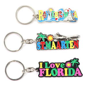 Porte-clés souvenir personnalisé avec logo, ville de Mexico, <span class=keywords><strong>Cancun</strong></span>, souvenir de <span class=keywords><strong>plage</strong></span>, souvenir touristique, lettre en métal - Product Image 6