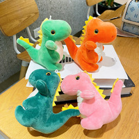 Porte-clés en peluche en gros, animaux en peluche, dinosaures en peluche, porte-clés, poupées pour sacs