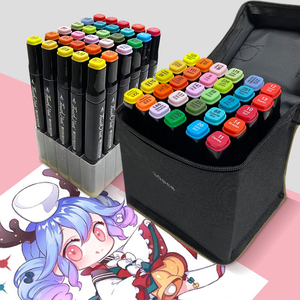 Bộ Bút Đánh Dấu Hai Đầu 204 Màu, Bút Vẽ Phác Thảo Đầu Nhờn Có Cồn Để Vẽ Manga Đồ Dùng Học Tập Nghệ Thuật - Product Image 2