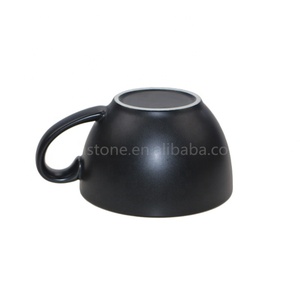 IWINSTONE taza de café y platillo pequeño Cappuccino y Espresso doble de cerámica tazas de café para café y Barist - Product Image 3