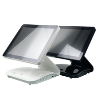 Système de caisse enregistreuse POS tout-en-un avec écran tactile capacitif de 15,6 pouces, Windows, mode de paiement par carte