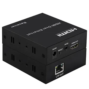 Neues in 2024 hdmi 120M Extender mit IR Over Cat Ethernet-Kabel hdmi Video-Sender Extender-Adapter